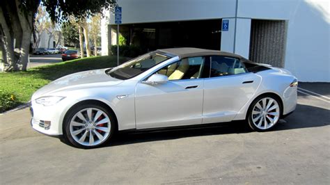 Image: Tesla Model S convertible by Newport Convertible Engineering ...