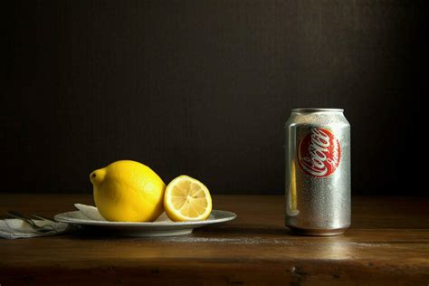 Diet Coke with Lemon 30624482 Stock Photo at Vecteezy