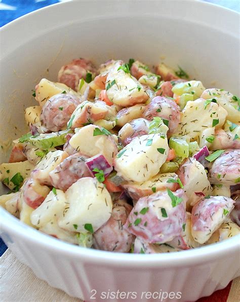 Baby Red Potato Salad - 2 Sisters Recipes by Anna and Liz