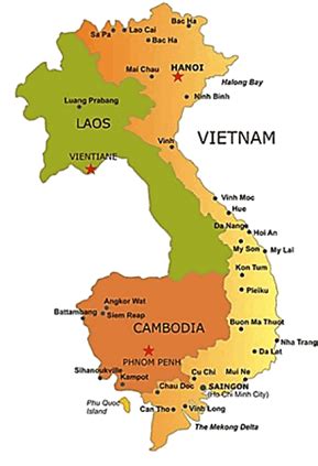 Vietnam Tourist Map - Willa Ulrica