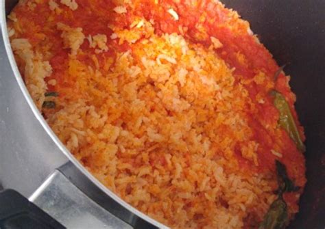 Arroz rojo, fácil y delicioso 🍚😛 Receta de Mimi Carranza- Cookpad