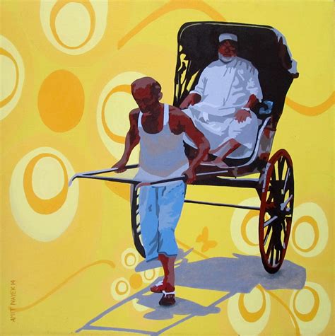 Buy Painting Rickshaw Artwork No 6258 by Indian Artist Amit Nayek