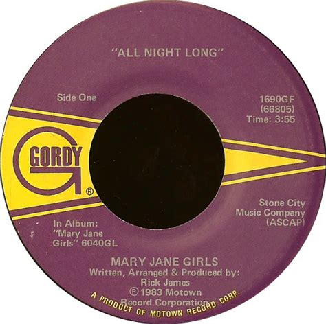 Mary Jane Girls - All Night Long (1983, Vinyl) | Discogs