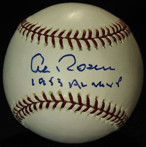 Al Rosen Signed OML Baseball Inscribed "1953 AL MVP" (JSA COA) | Pristine Auction