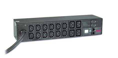 APC Rack PDU, Metered, 0U/2U, 32A, 230V, (12x) C13 & (4x) C19, IEC 309 32A stekker (AP7822B ...