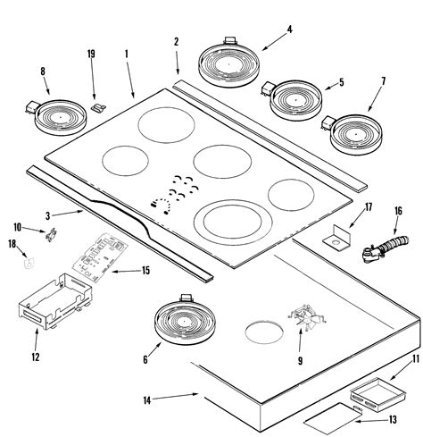 Jenn-Air JEC0530ADS Main Glass Cooktop Replacement Genuine OEM