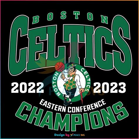 NBA Playoffs 2023 Boston Celtics Eastern Conference Champions SVG ...