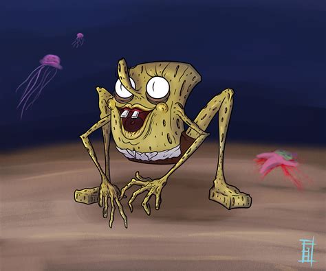 Spongebob Horror Drawing