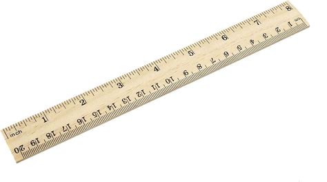 uxcell Wood Ruler 20cm 8 Inch 2 Scale Office Rulers Wooden Measuring Ruler 10pcs - - Amazon.com