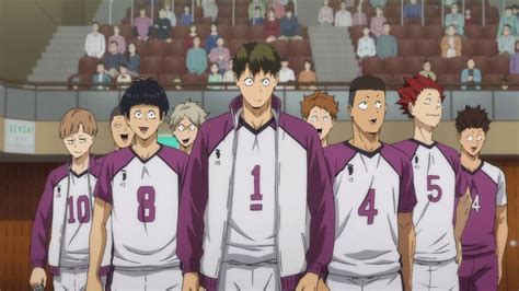 [Other] AU where everything is the same but everyone in shiratorizawa has Tendou’s face : haikyuu