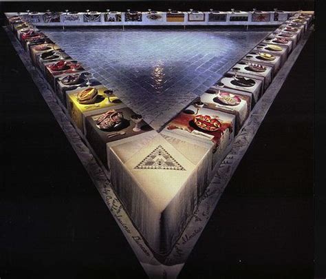 Judy Chicago, The Dinner Party, 1979 | Judy chicago, Feminist art ...