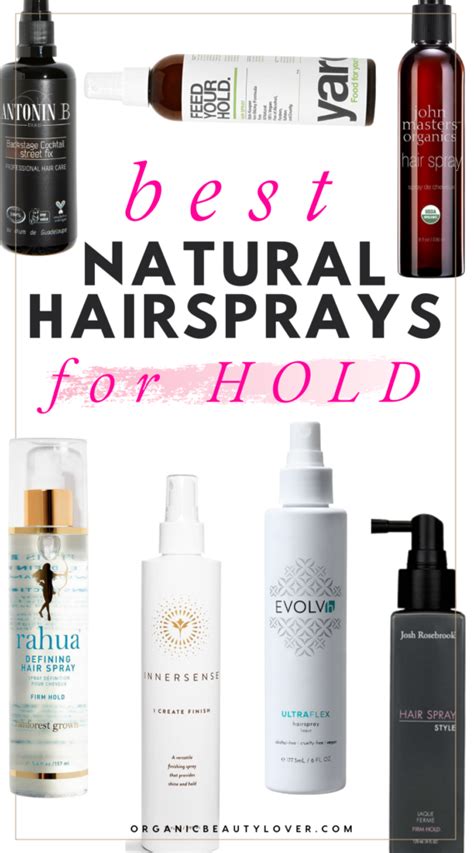 Best Natural Hairsprays for Hold in 2023 - Organic Beauty Lover