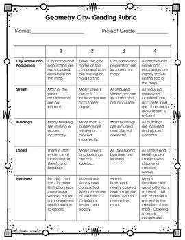 Geometry City - Geometry Angles and Lines Project in 2021 | Geometry projects, Geometry ...