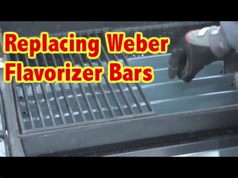 Weber Grill Flavorizer Bar Replacement- Easy Instructions - YouTube