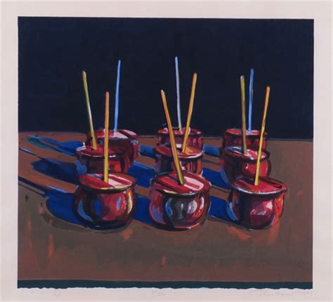 Candy Apples by Wayne Thiebaud on artnet Auctions