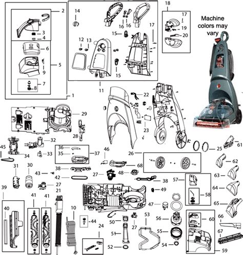 Bissell proheat 2x hose diagram