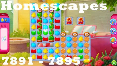Homescapes Level 7891 - 7895 HD Walkthrough | 3 - match game | gameplay ...