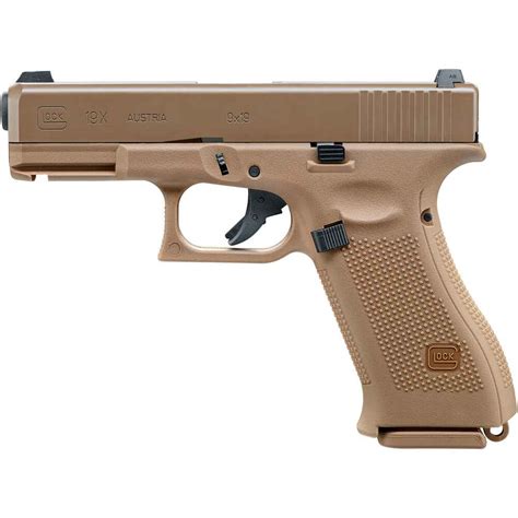 Glock Airsoft Pistole 19X Coyote GBB (Kaliber 6 mm BB) - Airsoft Kurzwaffen - Airsoft Waffen ...