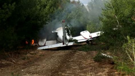 Small plane catches fire after emergency landing Video - ABC News