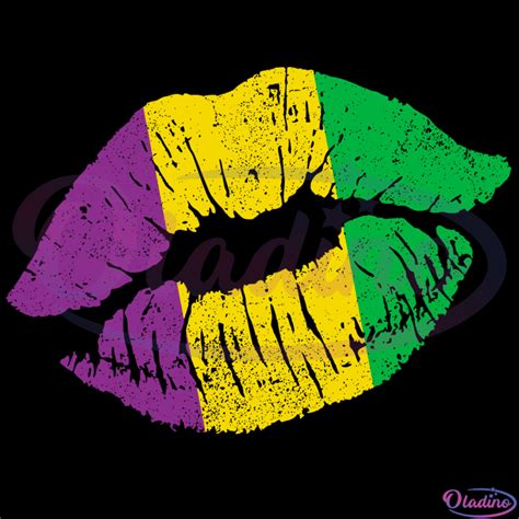 Lips Print Mardi Gras Svg Digital File, Mardi Gras Lips Svg