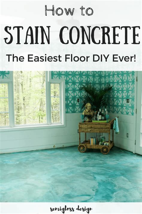 The Beginner's Guide to DIY Stained Concrete, A Step by Step Tutorial