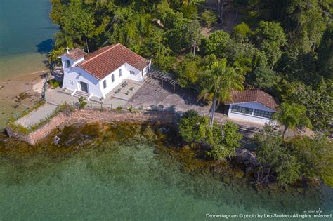 A church in an island - Drone Photography