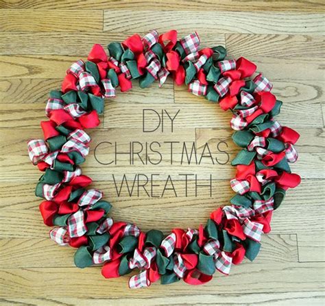 Diy Christmas Ribbon Wreath