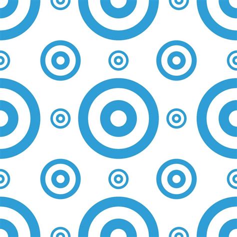 blue circle seamless pattern white background 21011735 Vector Art at ...