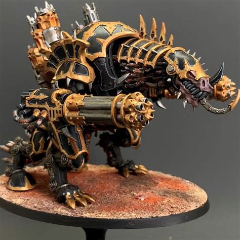 Forgefiend Maulerfiend Warhammer 40K Chaos Space Marines Painted Games ...