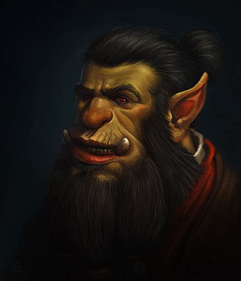 Orc Portrait on Behance