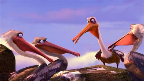 Geoffrey Rush As Nigel The Pelican In Finding Nemo