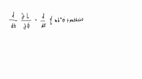 SOLVED:Determine the Hamiltonian and Hamilton's equations of motion for (a) a simple pendulum ...