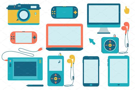 Vector Gadgets ~ Illustrations ~ Creative Market