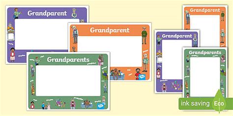 Grandparents' Day Photo Frame Activity (teacher made)