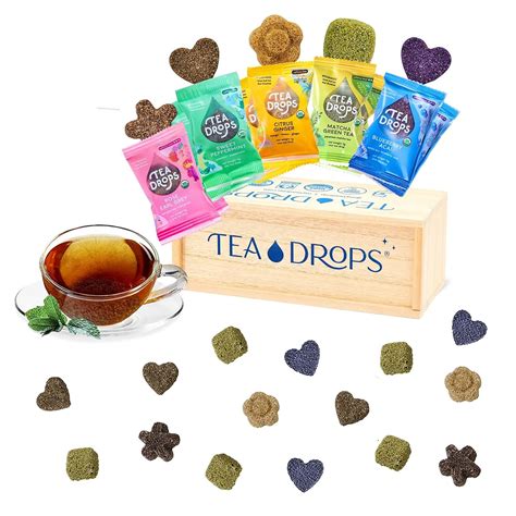 Amazon.com : Tea Drops Lightly Sweetened Organic Loose Leaf Tea Party ...