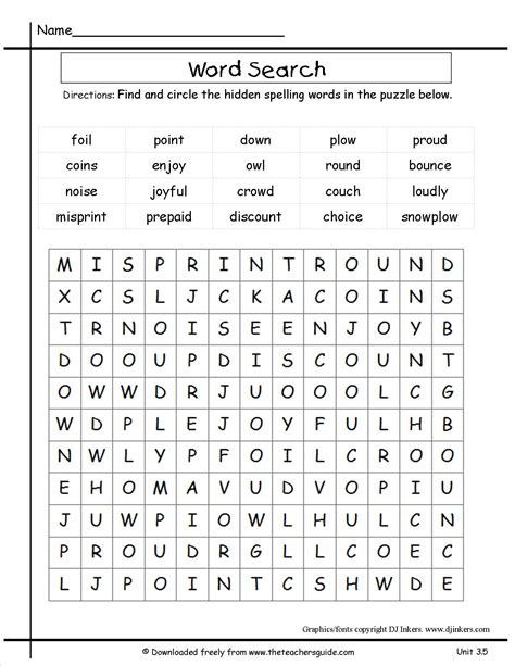 Free Printable Vocabulary Worksheets For 3Rd Grade - Printable Worksheets