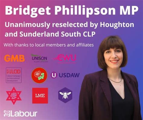 Bridget Phillipson MP unanimously reselected by Houghton and Sunderland South CLP - Bridget ...