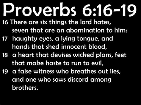 Proverbs 6:16-19 - Album on Imgur | Proverbs, Religious quotes, Bible truth