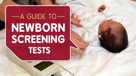 Newborn Screening Tests - YouTube