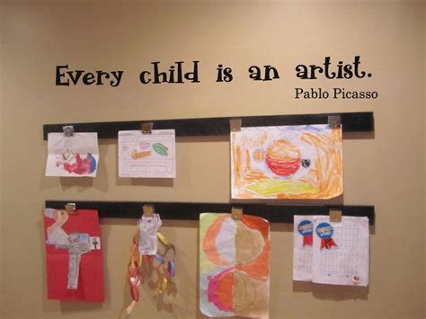 Every child is an artist wall decal 36 x 5 choice of color