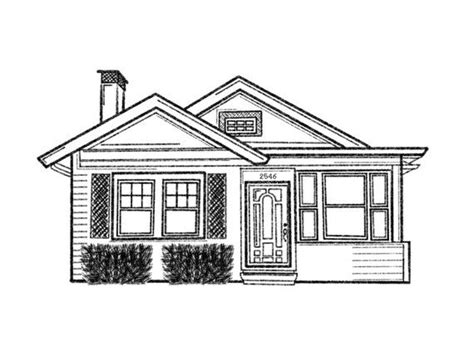 Custom Home Sketch - Etsy | Simple house drawing, House design drawing ...