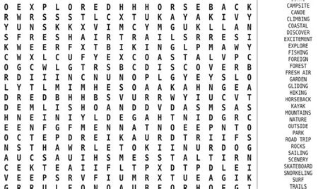 word find puzzle