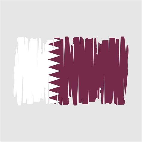 Qatar Flag Vector Illustration 20847384 Vector Art at Vecteezy