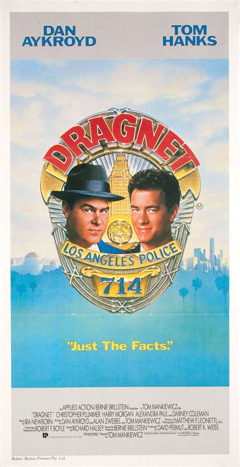 Dragnet Original 1987 Australian Daybill Movie Poster - Posteritati ...