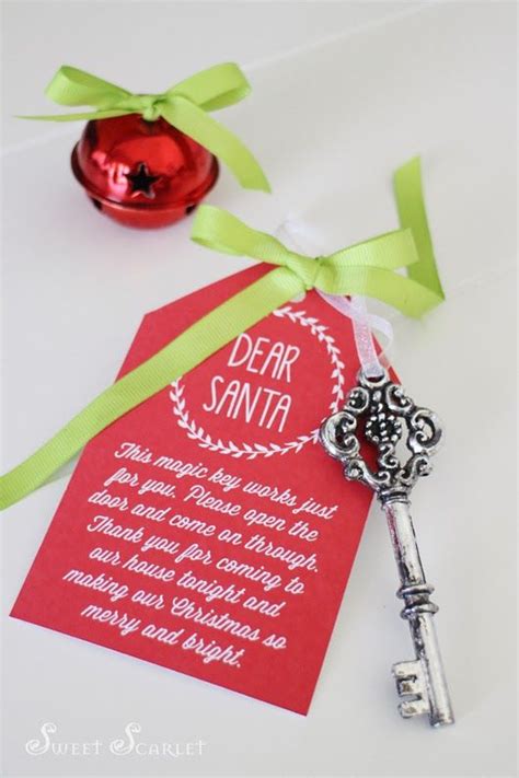 Free Printable Santa's Magic Key Poem Printable