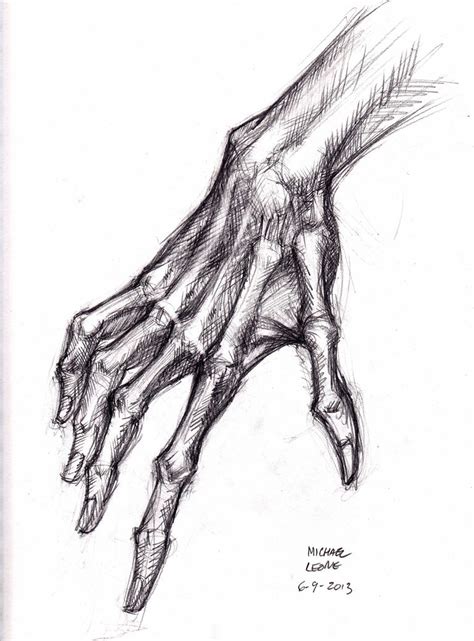 Zombie hand 6-9-2013 by myconius on DeviantArt