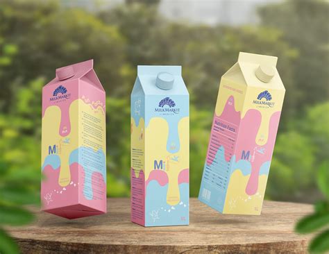 Milk Carton Packaging Design on Behance