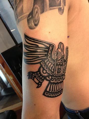 AK IRONS - Aztec Eagle Tattoo2