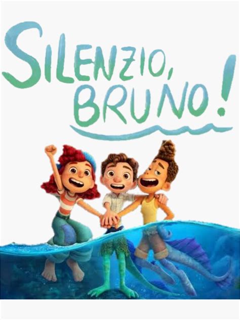 "Silenzio Bruno, Luca" Sticker for Sale by osamamz | Redbubble