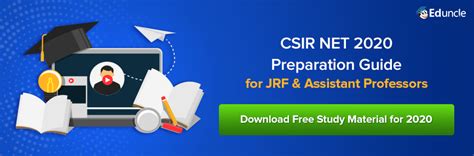 CSIR NET 2020 Exam for Lecturer & Junior Research Fellow